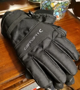 Carhartt Gloves Men XL Black Waterproof Insulated A511 RN #56385 - Picture 1 of 2