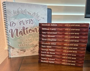 Christian Heroes: Then & Now To Every Nation: Study of 12 Missionaries Set NEW - Bild 1 von 4