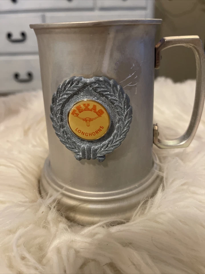 Vintage Texas Longhorns 21oz Crafted Gift Tankard Kinney Stein Beer Mug Cup - Image 1 of 4