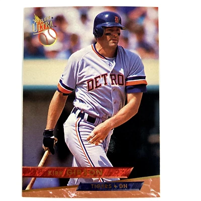 Kirk Gibson 1993 Fleer Ultra Card #549 MLB Detroit Tigers - Image 1 of 2