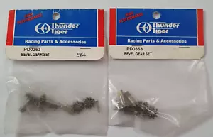 Thunder Tiger PD0363 Set di ingranaggi conici x 2 pacchetti - NOS - ricambi radiocomandati vintage EB4 - Foto 1 di 4