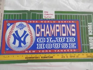 1996 New York Yankees World Series Champions Sign, Neu Vintage - Bild 1 von 10