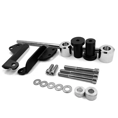 Protector de choque deslizante de marco de aluminio cromado Billet para Honda CBR600RR 2003-2006 Foto 1 de 2