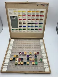 Vintage Talens Rembrandt Watercolour Paint Box 24 X Half Pans - Picture 1 of 8
