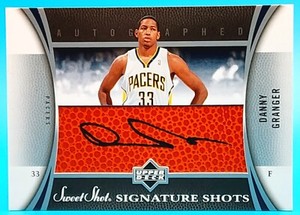 2006-07 Upper Deck Sweet Shot DANNY GRANGER Signature Shots Auto #SSL-DG Pacers 