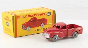 DUBLO DINKY TOYS 065 RED MORRIS PICK-UP TRUCK - Picture 1 of 6