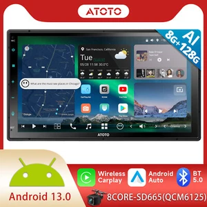 ATOTO 7'' X10 Android 13 ChatGPT Car Stereo Radio Wireless CarPlay Android Auto - Picture 1 of 9