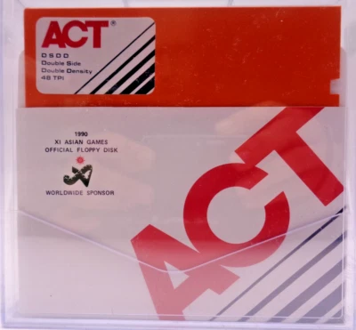 5,25" DISKETTEN DSDD ACT (FARBIG SORTIERT, 10 STÜCK, INKL. DISKBOX) #NOS #SEALED - Bild 1 von 4