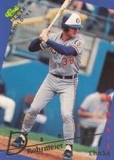 #026 MEMPHIS CHICKS # DAN ROHRMEIER BASEBALL CARD CLASSIC BEST GOLD '93