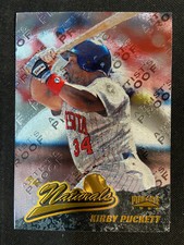 1995 PINNACLE BASEBALL CARD PROOF #82/100 KIRBY PUCKETT