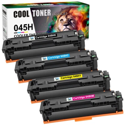 4x 045H Toner Cartridges For Canon 045 H imageClass MF634Cdw MF632Cdw LBP612Cdw - Image 1 of 4