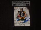 Heath Miller 2008 Donruss Threads Signed Autographed Card Steelers Cas Authentic
