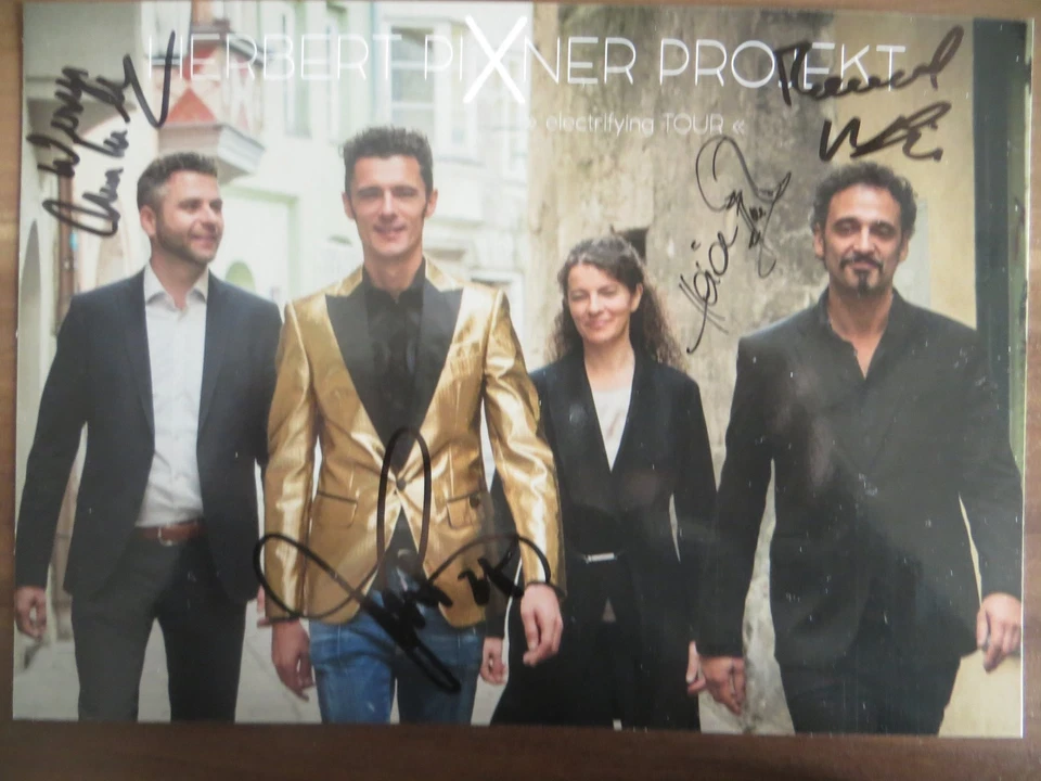 Handsignierte Autogrammkarte *HERBERT PIXNER PROJEKT* electrifying Tour 2018 #2 - Bild 1 von 1
