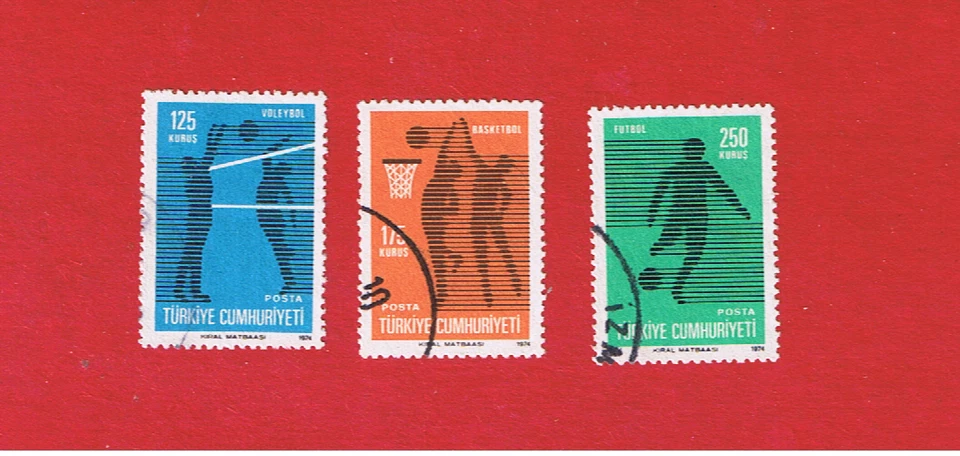 Turkey #1994-1996   VF used  Sports   Free S/H - Image 1 of 1