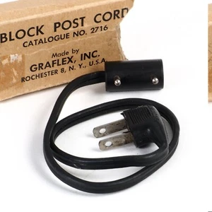^ Vintage Graflex Block Post Cord w/ Box! - Picture 1 of 1