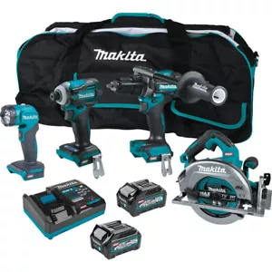 Makita GT400M1D1 40V max XGT 7-1/4" Circ Saw 4-Tool Combo Kit (2.5 Ah/4 Ah) New - Picture 1 of 18