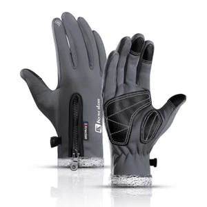 Winter Warm Gloves Waterproof Touchscreen Non-Slip for Driving Cycling Skating - Picture 1 of 14