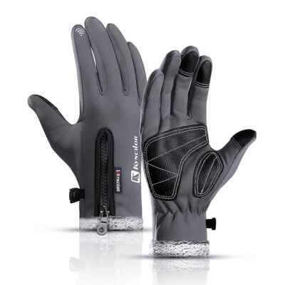 -10℉ Waterproof Windproof Touch Screen Warm Winter Gloves for Cold Weather Men - Image 1 of 4