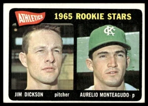 1965 Topps #286 Dickson/Monteagudo RC Kansas City Athletics VG-VGEX - Foto 1 di 2