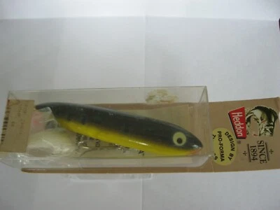 De colección 1984 Heddon 4 1/4" Drop Zara Spook Walk the Dog Bull Frog Ebsco Nuevo en Caja Foto 1 de 4