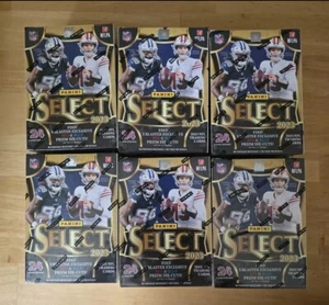 Blaster Box 2023 Panini Select Football NFL sigillato in fabbrica rosso e blu Prizm 6LOTTO - Foto 1 di 4