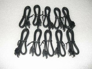 10x SATA3 Kabel 50cm - 6GB/s - Clip - schwarz