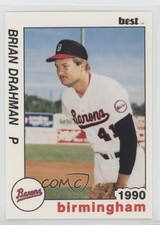 1990 Best Birmingham Barons Brian Drahman #15