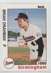 1990 Best Birmingham Barons Brian Drahman #15