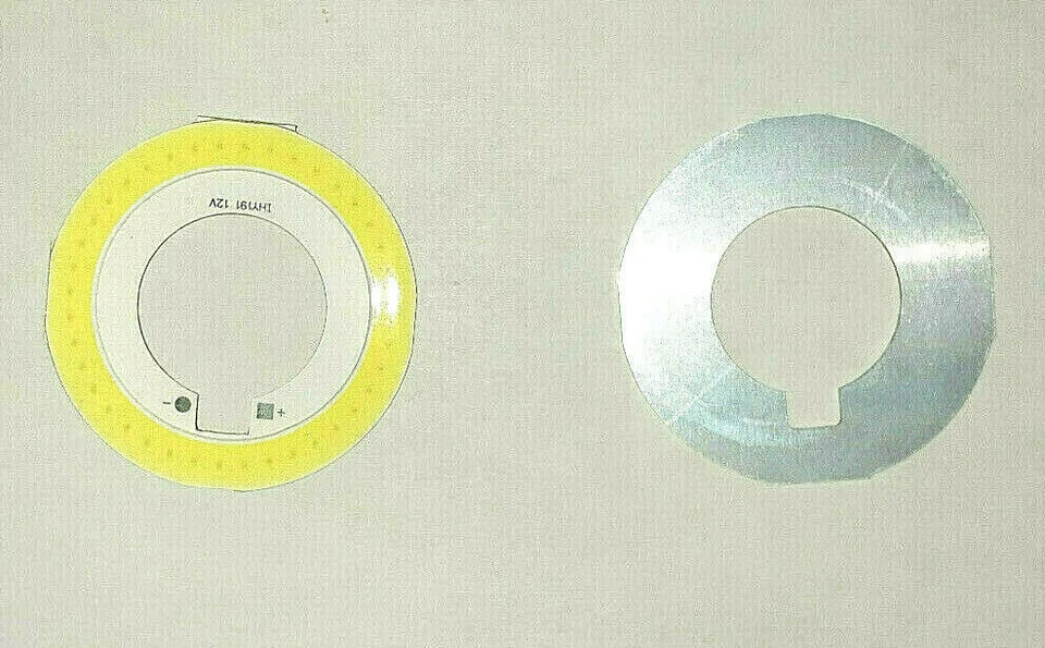 5W Circle 12V LED Aluminum PCB Circuit Board OD50mm 6500K Waterproof 2PCS  - Image 1 of 1