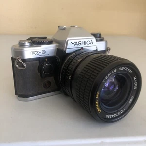Yashica FX-D quarzo con obiettivo Osawa 1:3,5-4,5 55 mm completamente funzionale testato funziona - Foto 1 di 8