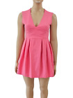 DOROTHY PERKINS wspaniała sukienka fit&flare różowa romantyczna sukienka mini rozmiar 42