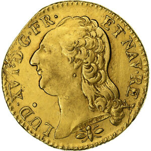 [#1156508] France, Louis XVI, Louis d'Or, 1786, Lyon, Gold, AU, Gadoury:361