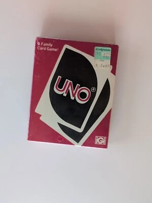 SEALED VINTAGE 1979 UNO CARD GAME INTERNATIONAL GAMES INC. COOL RETRO - Image 1 of 4