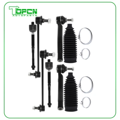 8pcs Steering Front Tie Rod End Sway Bar Link For 2013-2019 Nissan NV200 Sentra - Image 1 of 4