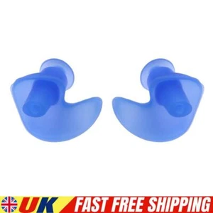 Flower Shape Waterproof Soft Silicone Earplugs for Swimming Diving (Blue) - Picture 1 of 8