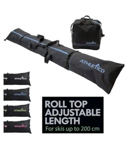  Two-Piece Ski and Boot Bag Combo  Store & Transport Skis up to 200 CM  - Picture 1 of 20
