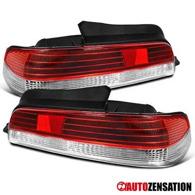 Fit 1997-2001 Honda Prelude Red Tail Lights Rear Brake Lamps Left+Right 97-01 — 第 1/4 张图片
