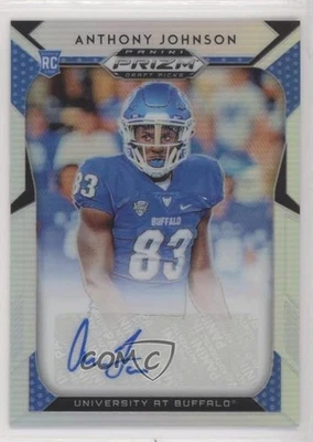 2019 Panini Prizm Draft Picks Silver Anthony Johnson #117 Rookie Auto RC - Image 1 of 2