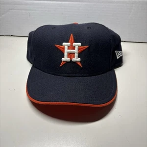 Houston Astros Hat Cap Fitted 7 5/8 New Era Cooperstown Collection MLB Sticker - Picture 1 of 8