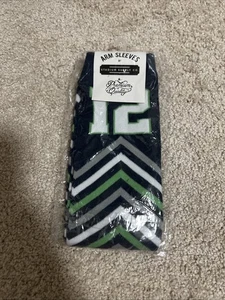 NUEVO Seattle Seahawks NFL Stadium Supply Co Tejido Mangas Brazo 12 Fan Manga Azul - Imagen 1 de 4