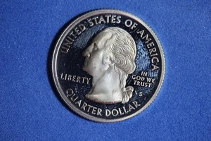 2000 S NEW HAMPSHIRE SILVER PROOF STATEHOOD WASHINGTON QUARTER #K57338 - Picture 1 of 2