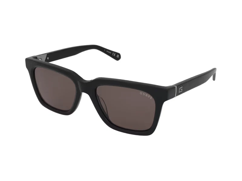 Gafas de sol Guess GU00064 05A negras cuadradas unisex de plástico marco grueso 53-17-140 Foto 1 de 1