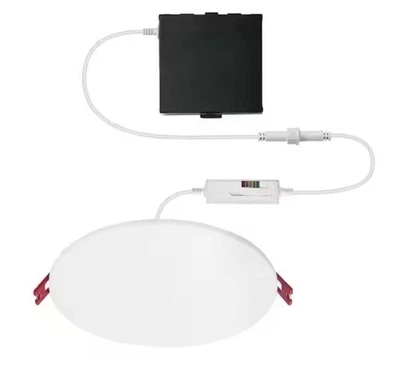 Commercial Electric 6" Infiniedge LED Canless Recessed Light White Adj CCT - Image 1 of 4