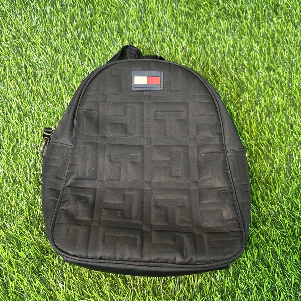 Tommy Hilfiger Mini Mochila Negro Logo Bolso Informal de Viaje  Foto 1 de 4