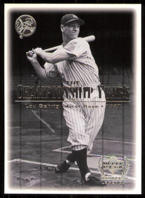 2000 Upper Deck 洋基传奇 - Lou Gehrig #67 — 第 1/2 张图片