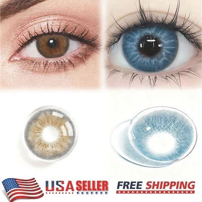 5 Color 2-Piece Contact Lenses/ Contact Lens Travel Kit Cute Contact Case Holder - Image 1 of 4