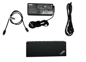 Lenovo ThinkPad Universal Thunderbolt 4 Dock 40B0 + 135W Netzteil+ TB4 - B-Ware! - Afbeelding 1 van 4