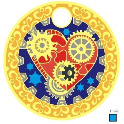 Pathtags Pathtag #20611 Steampunk Herz - Bild 1 von 1