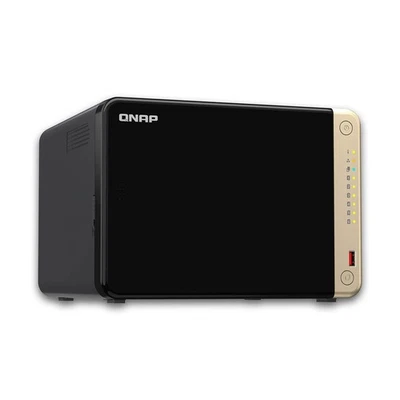 QNAP TS-664-8G   6-Bay, Intel Quad-core CPU, 2 x M.2 Slots, 2.5GbE Desktop NAS,  - Image 1 of 4