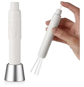 WDT Espresso Distribution Tool - Stirrer Pure White Stainless Steel Needles - Picture 1 of 8